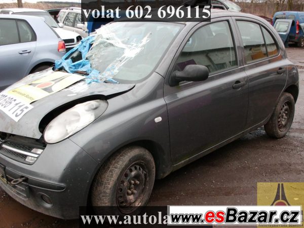 NISSAN MICRA náhradní díly – fotografie 3