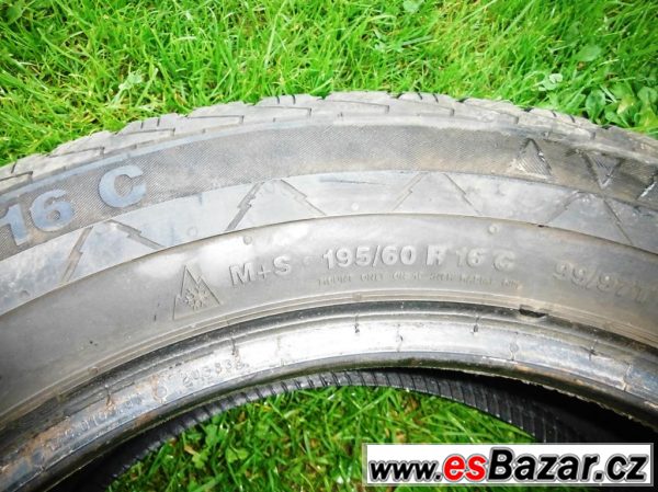 Pneu 195/60 R 16 C Continental 6mm – fotografie 2