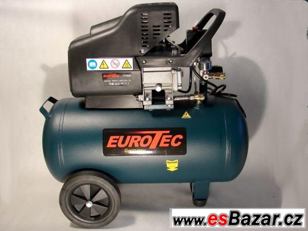 Kompresor 24l Eurotec - olejový – fotografie 1