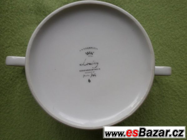 Jídelní souprava - bílý porcelán – fotografie 4