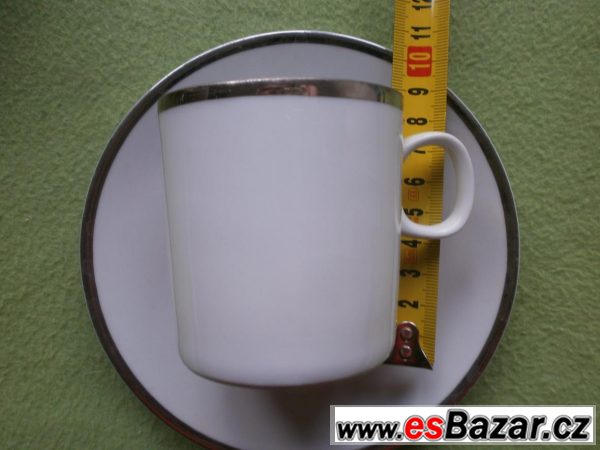 Jídelní souprava - bílý porcelán – fotografie 5