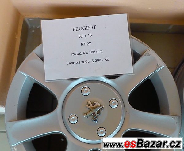 Peugeot 15" 6J x 15 – fotografie 2