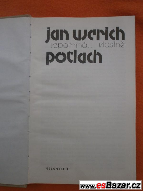 Jan Werich vzpomíná .. vlastně  – fotografie 4
