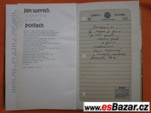 Jan Werich vzpomíná .. vlastně  – fotografie 5