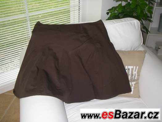 Sukně hnědá vel. 44-46, vel.XXL – fotografie 1
