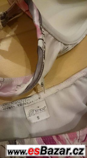 Růžovošedivé plavky Trico line – fotografie 5