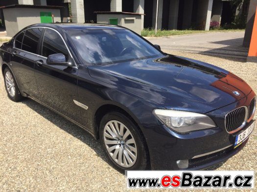 BMW 750i, r.v. 2009/10, plný výbava, odpočet DPH,modrá barva – fotografie 3
