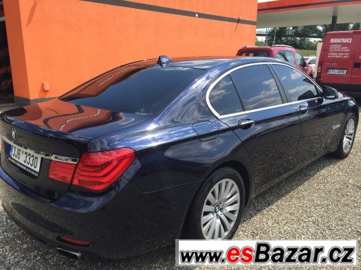 BMW 750i, r.v. 2009/10, plný výbava, odpočet DPH,modrá barva – fotografie 4