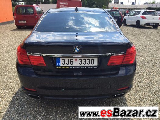 BMW 750i, r.v. 2009/10, plný výbava, odpočet DPH,modrá barva – fotografie 5