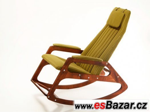 Designové retro houpací křeslo. TOP – fotografie 1