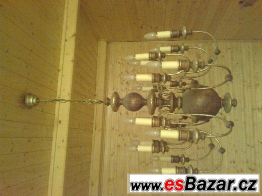 PRODÁM LUSTR + 2 ks LAMPA – fotografie 4