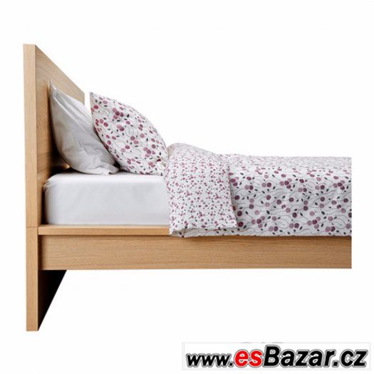 Postel MALM (Ikea) 180x200 + noční stolek – fotografie 2