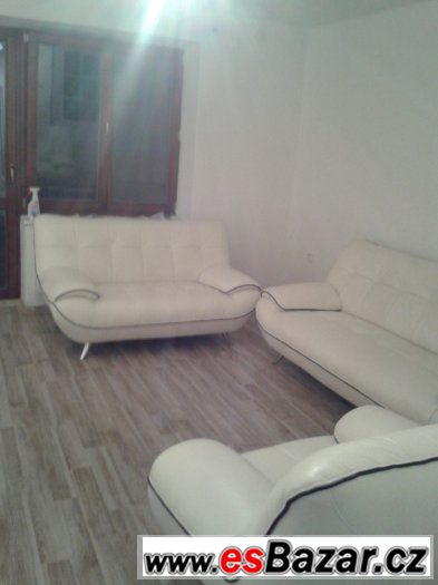 Kožená sedací souprava – fotografie 2