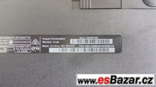 HP 15-r161nc - TOP STAV – fotografie 4