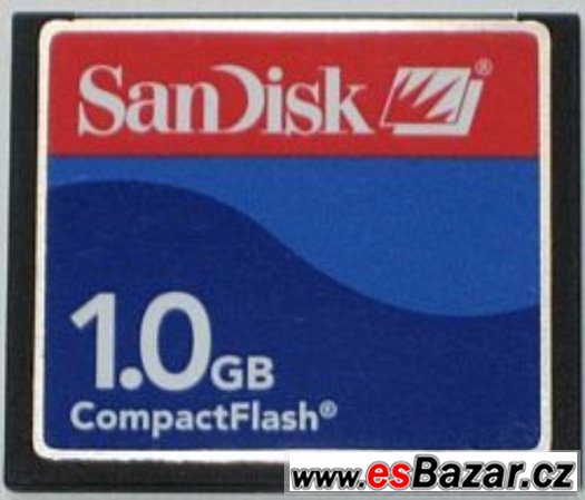 1GB Compact Flash Sandisk CF – fotografie 1