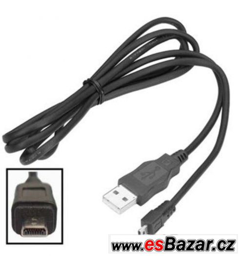 USB kabel pro Olympus, Panasonic, Nikon, Fujifilm a další – fotografie 1