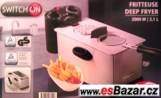 Fritéza nerez 3l, kvalita, lze do myčky,nová nepoužitá – fotografie 1