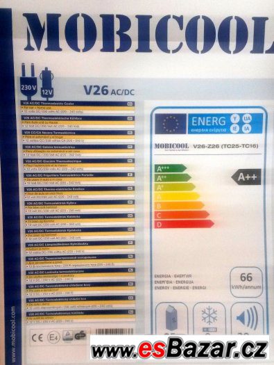 Autochladnička 25 litr,12V+220V, aretace víka, KVALITA – fotografie 2