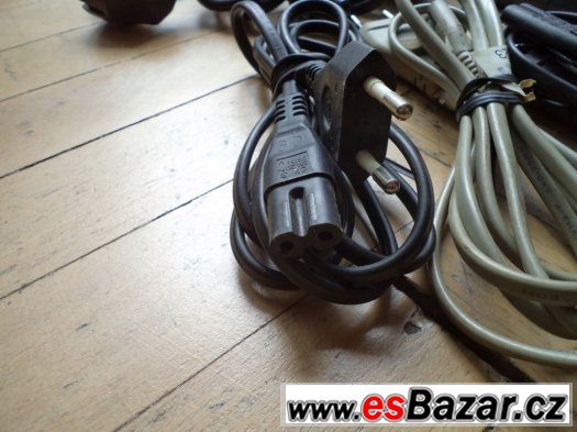 Prodám napájecí kabely k počítačům, USB kabely k tiskárnám, – fotografie 2