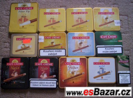plechovky a plechové krabičky doutníky a cigarety – fotografie 4
