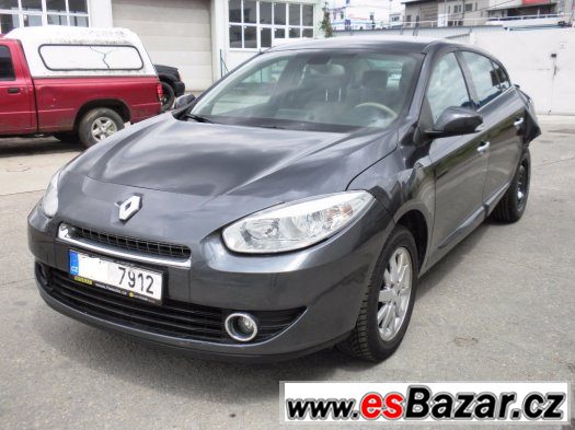 RENAULT FLUENCE 1.6 81 kW ČR 2012 NAVI KŮŽE-LÁTKA CÉBIA – fotografie 2
