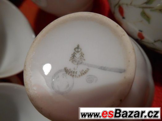 Porcelánový čajový / dezertní servis – fotografie 2