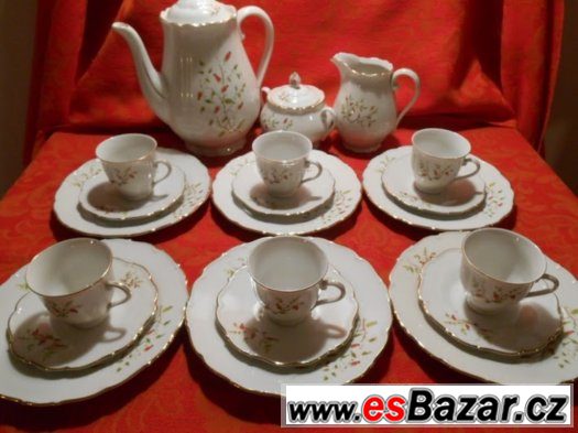 Porcelánový čajový / dezertní servis – fotografie 4