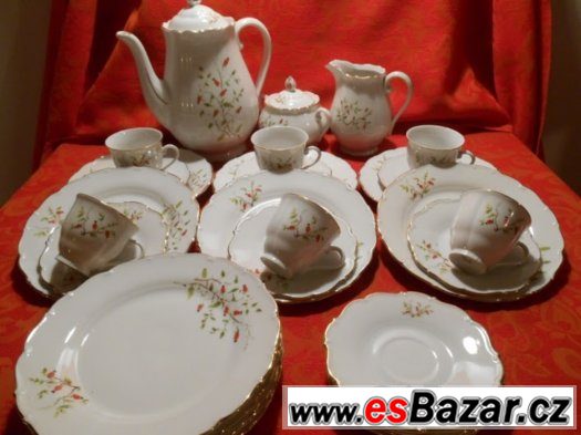 Porcelánový čajový / dezertní servis – fotografie 5