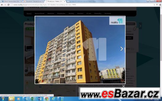 Pronájem bytu 2+1 Kladno - Kročehlavy 10.000 + 1000,- popl. – fotografie 1