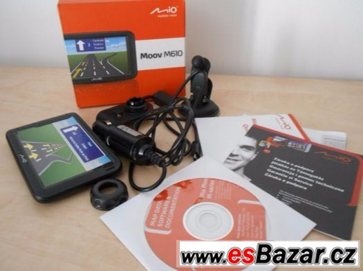 Navigace Mio Moov M610 celá Evropa – fotografie 1