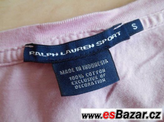 Dámské tričko  RALPH LAUREN vel S – fotografie 5