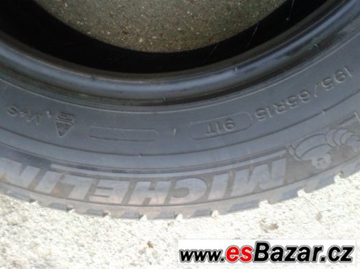 2 x Pneu Michelin 195/65/15 – fotografie 4