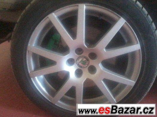 ALU kola 17 " originál Škoda Octavia RS I 5x100 – fotografie 2