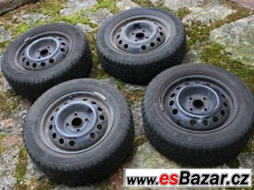 Prodám plech. disky a z. pneu Kormoran Snowpro 185/60 R1482T – fotografie 1