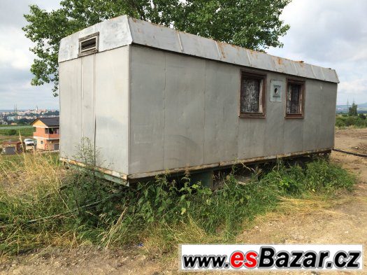 Prodám plechovou maringotku, dobrý stav – fotografie 1