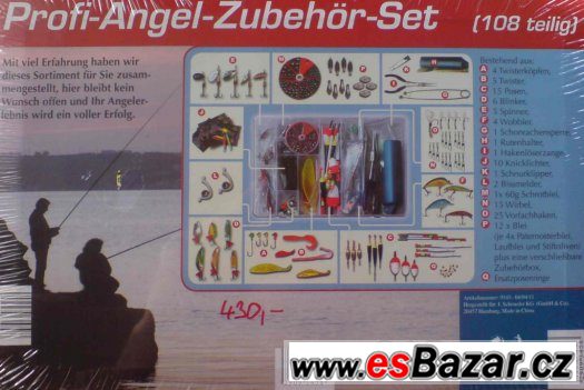 Háčky na ryby komplet set 33 ks nebo 108ks – fotografie 2