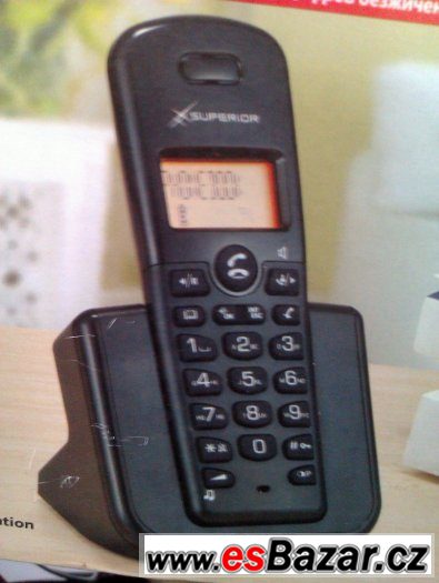 Telefon bezdrátový digitální přenosný,kvalitní,velký dosah – fotografie 1
