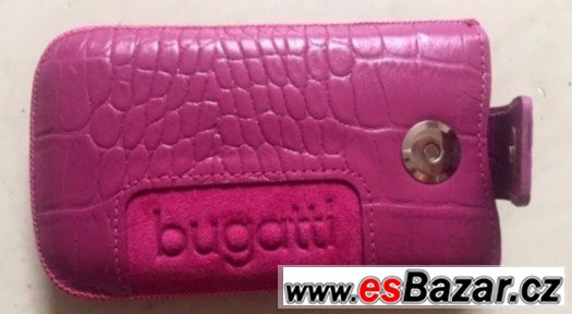 kožené(100% kůže)pouzdro zn.Bugatti na mobil-nové – fotografie 3