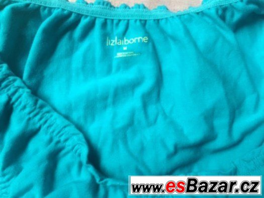 tyrkysový top nebo mini šaty zn.Liz Claiborne vel.M/L-nový – fotografie 4