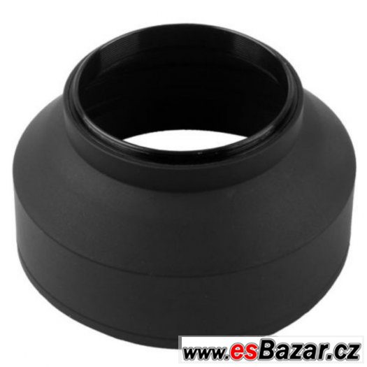 Gumová sluneční clona o průměru závitu 49mm – fotografie 1
