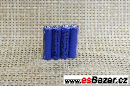 Mikrotužková nabíjecí Ni-MH baterie AAA – fotografie 1