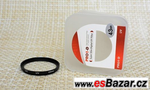 Nový UV filtr 43mm slim – fotografie 1