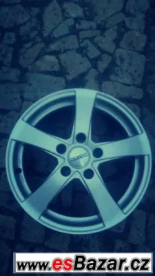 ALU disk DEZENT RE/16 rozměry: 6,50 + 16 ET 48.0 rozteč: 5/1