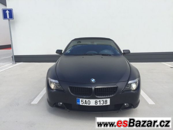 BMW Řada 6, 645 Ci Cabrio NOVÉ CZ !!!, kabriolet, – fotografie 2