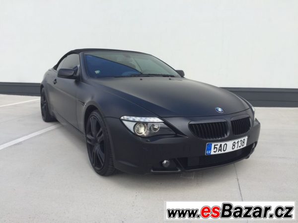 BMW Řada 6, 645 Ci Cabrio NOVÉ CZ !!!, kabriolet, – fotografie 4