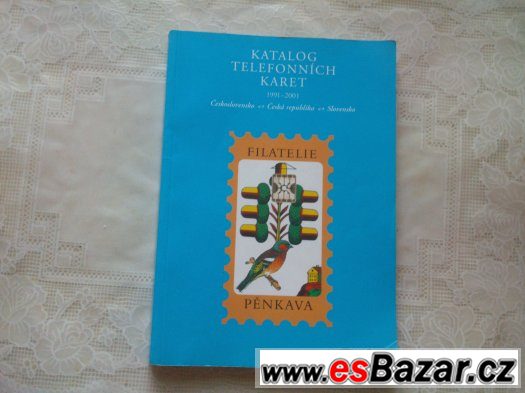Katalog telefonních karet           cena 250 kč – fotografie 1
