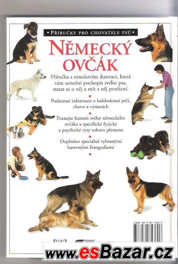 Kniha Německý Ovčák     cena 65 kč – fotografie 2