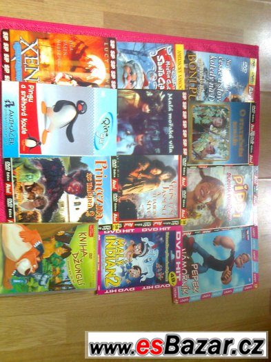 Prodám 12 originál DVD pohádek – fotografie 1