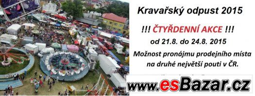 Kravařský odpust 2015 - pronájem prodejních míst – fotografie 1
