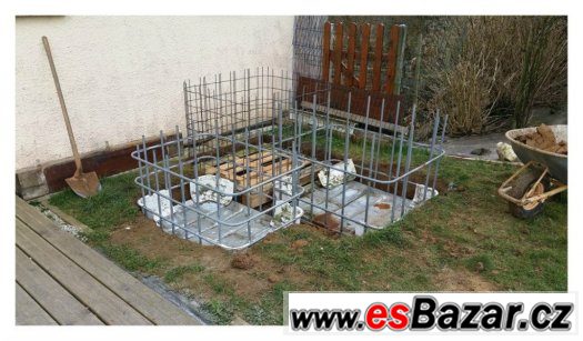 PLASTOVÁ NÁDRŽ, NÁDRŽE, IBC kontejner  1000L ,bílé, čisté. – fotografie 5